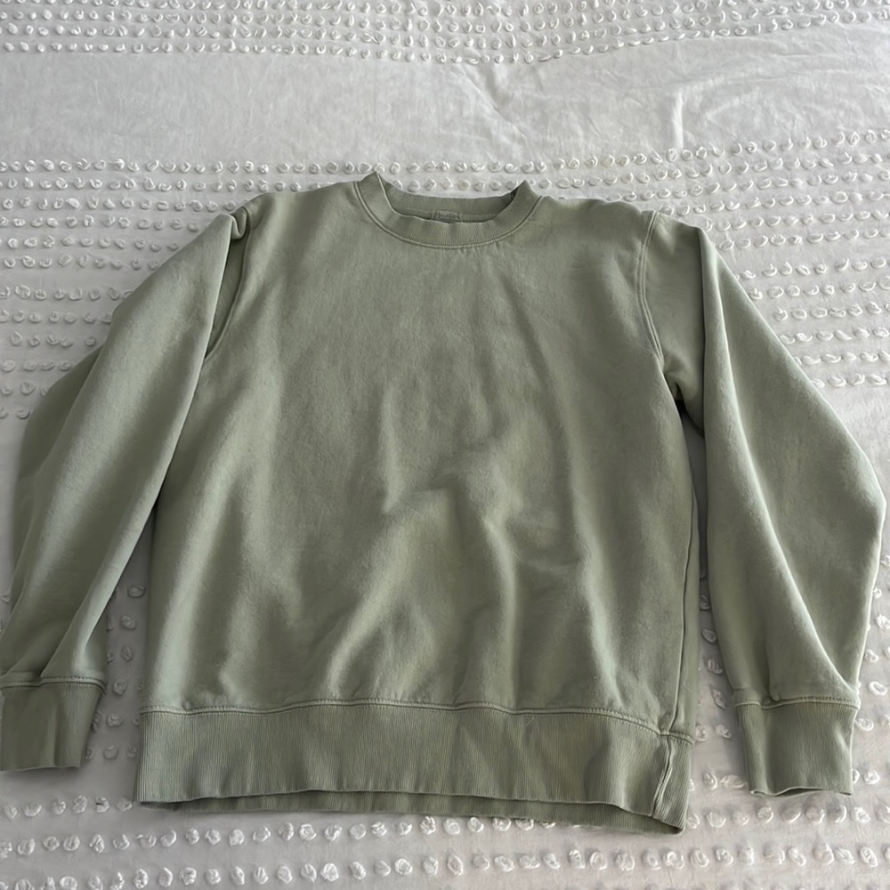Sage Green John Galt Pacsun crewneck sweatshirt